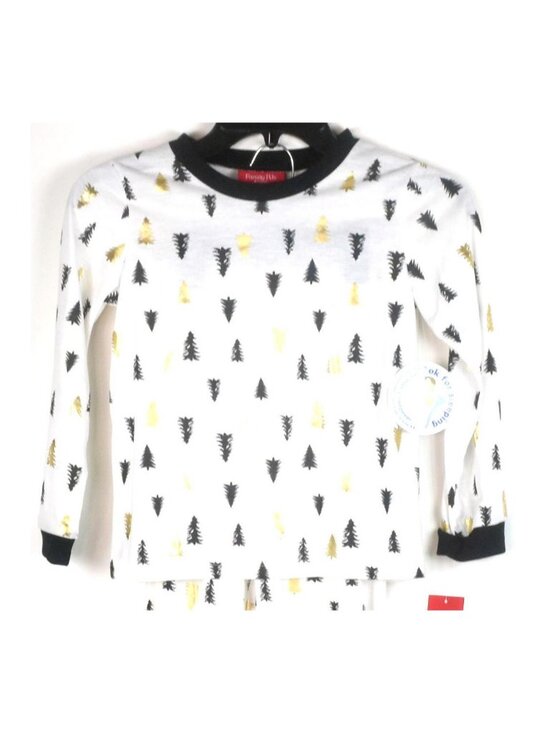 BIN Family PJs Kids 2-Piece Pajama Set Trees NWT - Picture 4 of 6